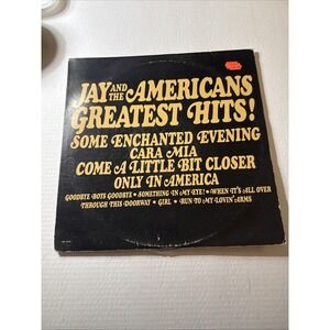 Vintage Jay and the Americans Vinyl Record Greatest Hits Stereo UAS 6453 1966